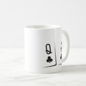 QQblack コーヒーマグカップ (正面右)