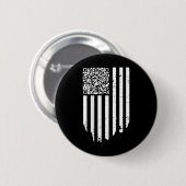 Qrおもしろいスキャンコード社長トランプ4547 Trump Danc 缶バッジ (正面&裏面)