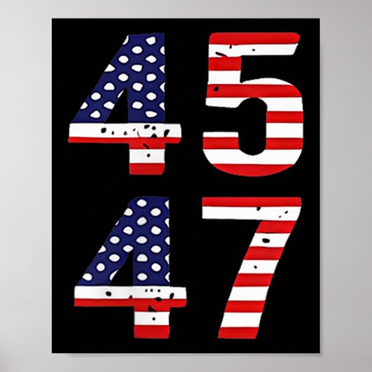 Qrおもしろい大統領トランプダンスコードトランプ45_47 ポスター (正面)