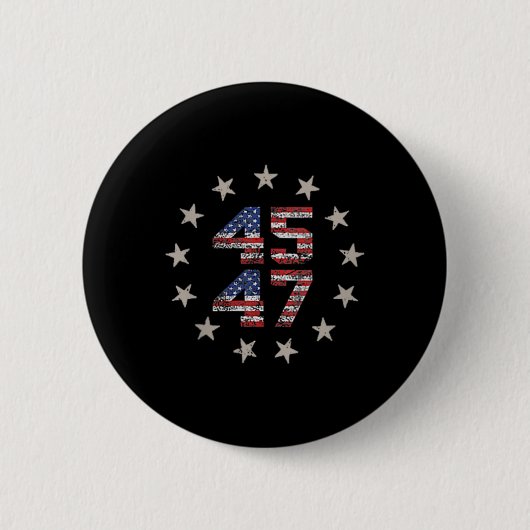 Qrおもしろい大統領トランプダンスコード(Byck) 6 缶バッジ (正面)