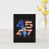 Qrおもしろい大統領トランプダンスコード(Byck) 8 カード (黄色い花)
