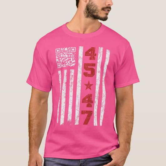Qrおもしろい大統領トランプ4547 (オン tシャツ (正面)