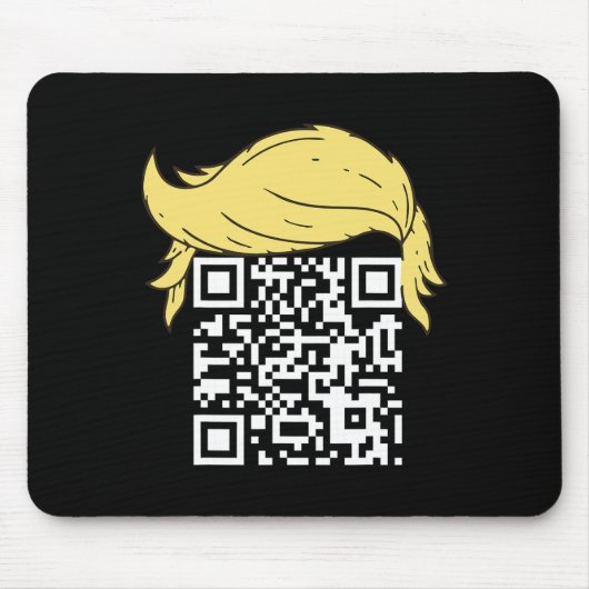 Qrおもしろい社長トランプダンスコード2 マウスパッド (正面)