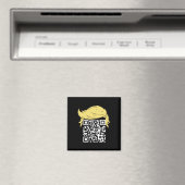Qrおもしろい社長トランプダンスコード2 マグネット (インサイチュ (食洗機))