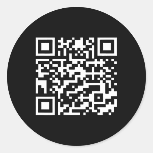 Qrおもしろい社長トランプダンスコード2 ラウンドシール (正面)