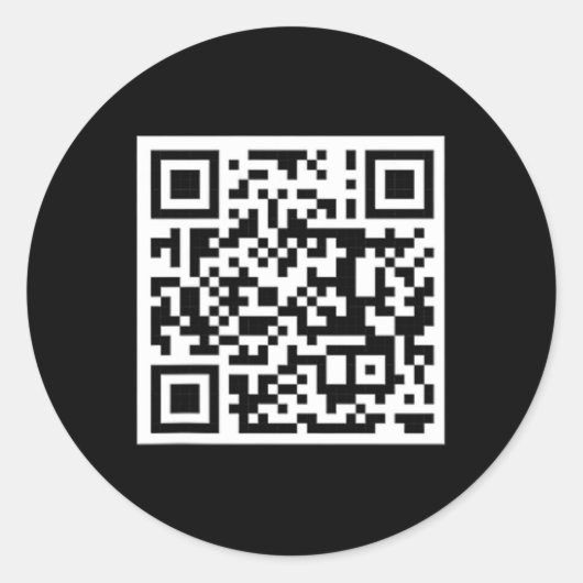 Qrおもしろい社長トランプダンスコード7 ラウンドシール (正面)