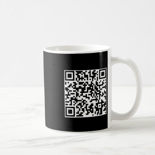 Qrおもしろい社長トランプダンスコード（背面） コーヒーマグカップ (右)
