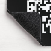 Qrおもしろい社長トランプ舞踏コード(Byck) マウスパッド (コーナー)