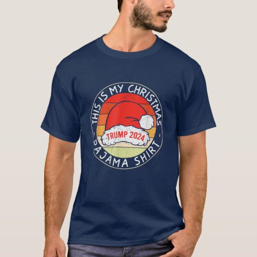 QRおもしろい社長トランプ2024トランプ踊りコード Tシャツ (正面)