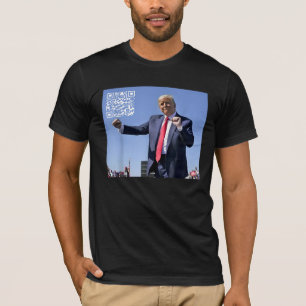 QRおもしろい社長トランプ45/47トランプ踊りコード Tシャツ