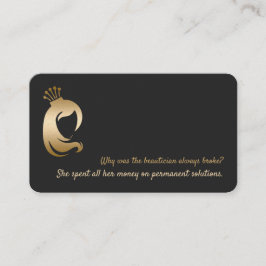 QRおもしろい美容師メイクアップアーティスト 名刺