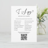 QRで私がスパイした結婚ゲームの愛を捉える 招待状 (スタンド正面)