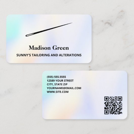 QRの内部応力の変更 名刺 (正面/裏面)