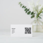 QRの名刺 名刺 (スタンド正面)