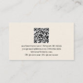 *~* QRアゲートタウペシルバーグリッターグラムAP66ルクセ 名刺 (裏面)