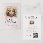 *~* QRウィメンラベガーリーンダーバラGlam 名刺 (正面/裏面)