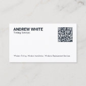 QRカスタムウィンドウの色付け 名刺 (裏面)