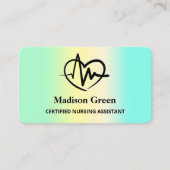 QRカスタム看護CNA 名刺 (正面)