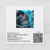 *~* QRカップル天使の結婚相談AP55 スクエア名刺 (裏面)