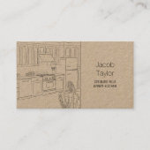 QRキッチンキャビネット コーリングカード (正面)