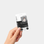 QRクラシック付きスタイル公証人公式バッジ バッジ (Handheld)