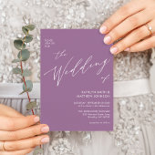 QRコエレガントードをすべて1つのQRコードにモダン結婚保存 招待状