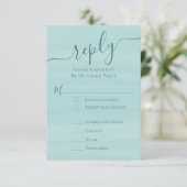 QRコエレガントードクラシックターコイズ 出欠カード (スタンド正面)