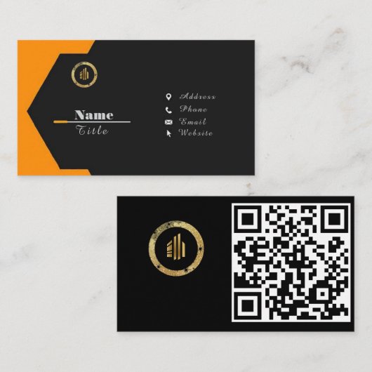 QRコカスタムードプロフェッショナル 名刺 (正面/裏面)