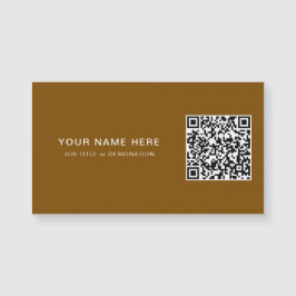 QRコカスタムード付きジョブタイトル磁石カード