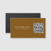 QRコカスタムード付きジョブタイトル磁石カード (正面/裏面)