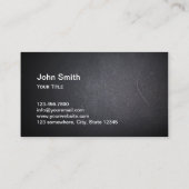 QRコカッコいいード埋め込み暗い名刺 名刺 (裏面)