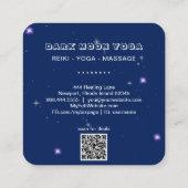 *~* QRコズミックルナスターダークムーン月天空 スクエア名刺 (裏面)