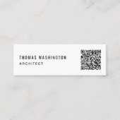 QRコミニマルードプロフェッショナル スキニー名刺 (正面)