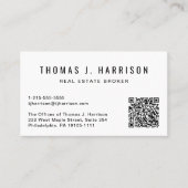 QRコモダンードプロフェッショナル 名刺 (正面)