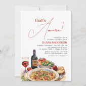 QRコーイタリアンドが面白い！ブライダルシャワー 招待状 (正面)