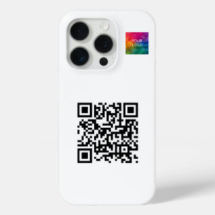 QRコーエレガントドのロモダンゴテンプレートのアップロード iPhone 15 PROケース