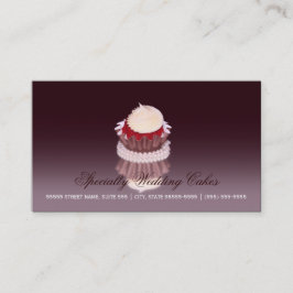 QRコーエレガントドを使用した特殊結婚ケーキベーカリー 名刺