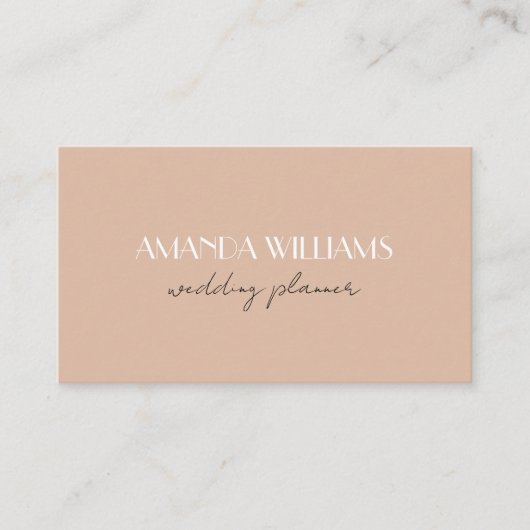 QRコーエレガントドカードソーシャルオレンジ色の名刺 名刺 (正面)