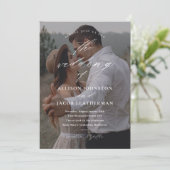 QRコーエレガントドフォト結婚ズ 招待状 (スタンド正面)