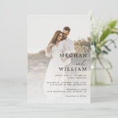 QRコーエレガントドフォト結婚ズ 招待状 (スタンド正面)