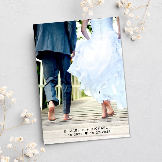 QRコーエレガントド写真ほこりっぽいブルーウェディングレセプション 招待状