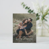 QRコーエレガントド2写真結婚式の日付を保存 (スタンド正面)