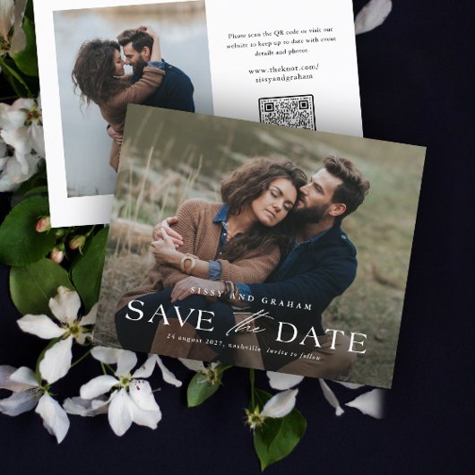 QRコーエレガントド2写真結婚式の日付を保存