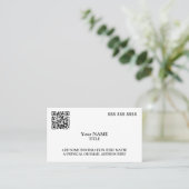 QRコーカスタムドエグゼクティブ 名刺 (スタンド正面)