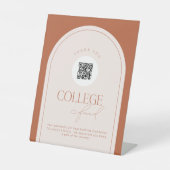 QRコーカスタムドエレガントカレッジのファンド署名 台座サイン (正面)