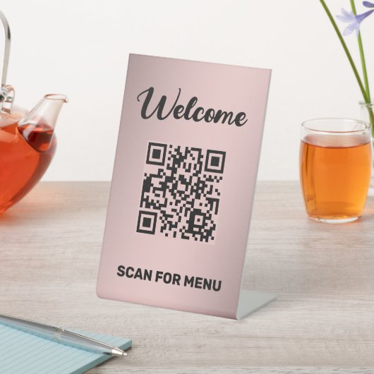 QRコーカスタムドゴールデン 台座サイン (インサイチュ)