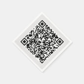 QRコーカスタムドサイトリンクカクテル スタンダードカクテルナプキン (角)