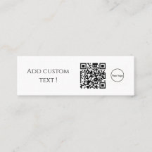 qrコーカスタムドシンプルブックマーク事業