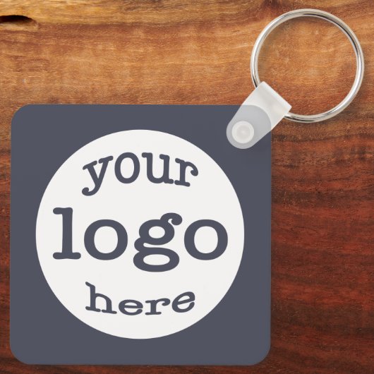 QRコーカスタムドスキャン会社ロゴの作成 キーホルダー (裏面)