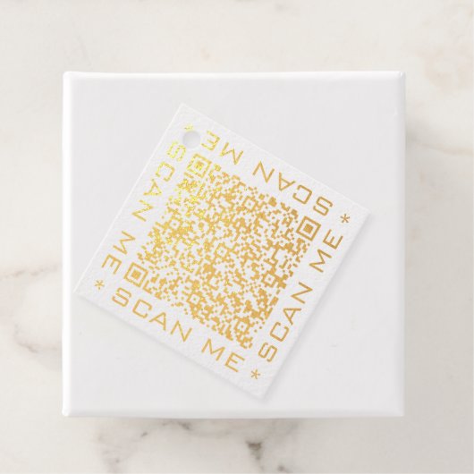 QRコーカスタムドスキャン情報のお気に入りまたはギフトラベル フェイバータグ (箱)